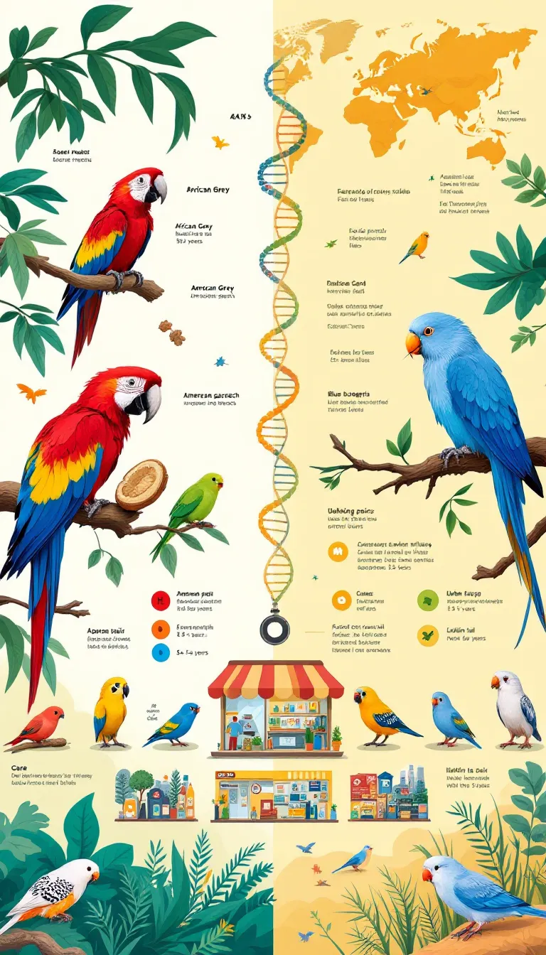 Parrot And Parakeet Difference