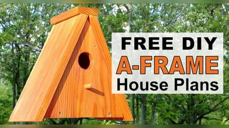 A Frame Bird House